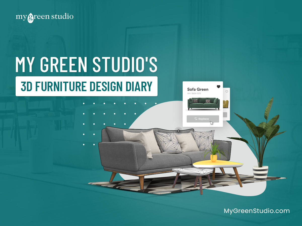 3D Furniture Design Diary 2024 | My Green Studio